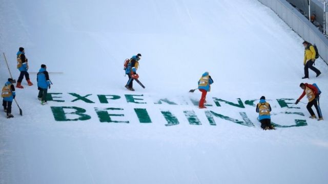 Evento teste da Olimpíada de Inverno de Pequim