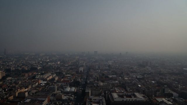 La ciudad de México es conocida por la baja calidad del aire.