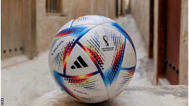 The official match ball for the World Cup 2022 in Qatar
