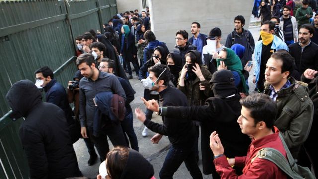 درگیری دانشگاه تهران