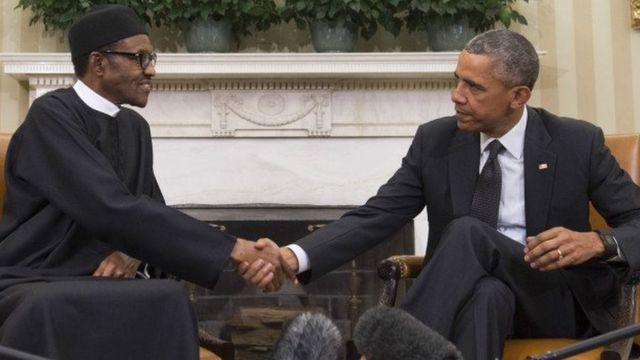 Shugaba Obama na ganawa da Buhari