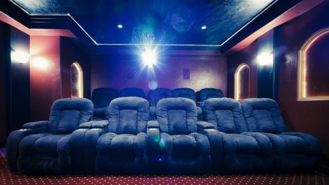 sala de cinema privada