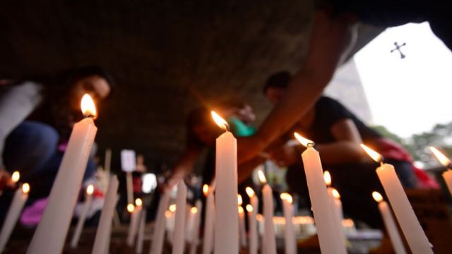 Protesto pela legalização do aborto em São Paulo em 21 de novembro de 2017