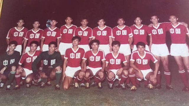 Chinese men's football team in 1980s