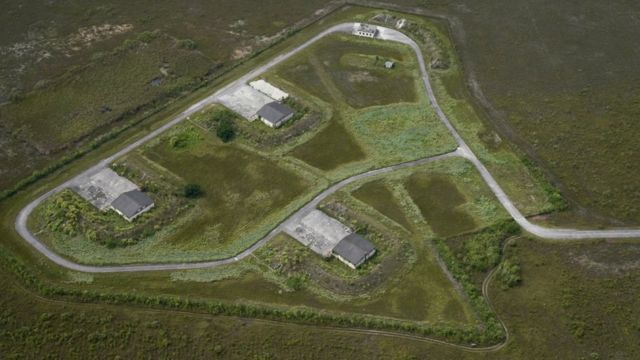 Aerial photo of base HM69