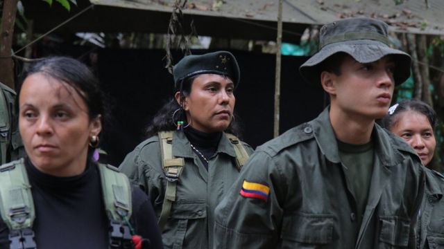 Guerrilleros de las FARC en la X Conferencia