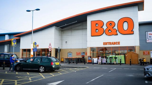 b and q cctv sign