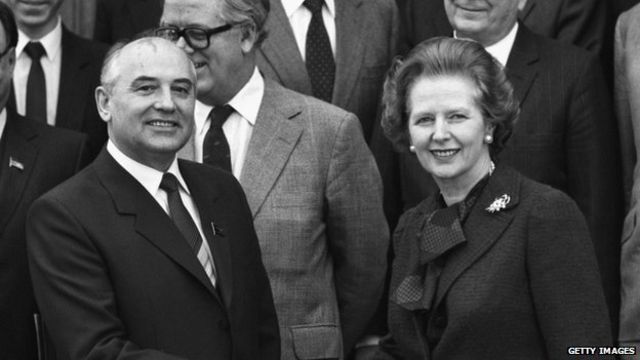 Mikhail Gorbachev &amp; Margaret Thatcher