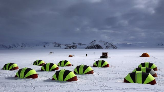 Los científicos llegarán al Glaciar Unión en la Antártida para estudiar el eclipse solar.