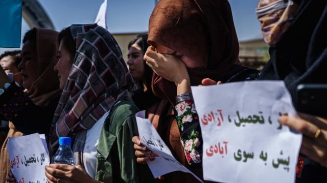 مظاهرات نسائية في أفغانستان