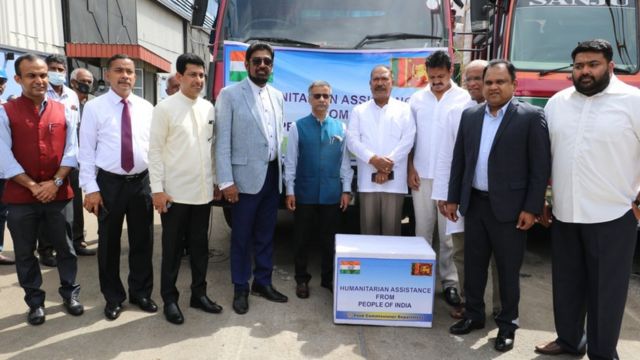 இலங்கைக்கு வந்த இந்தியாவின் நிவாரணப் பொருட்கள்