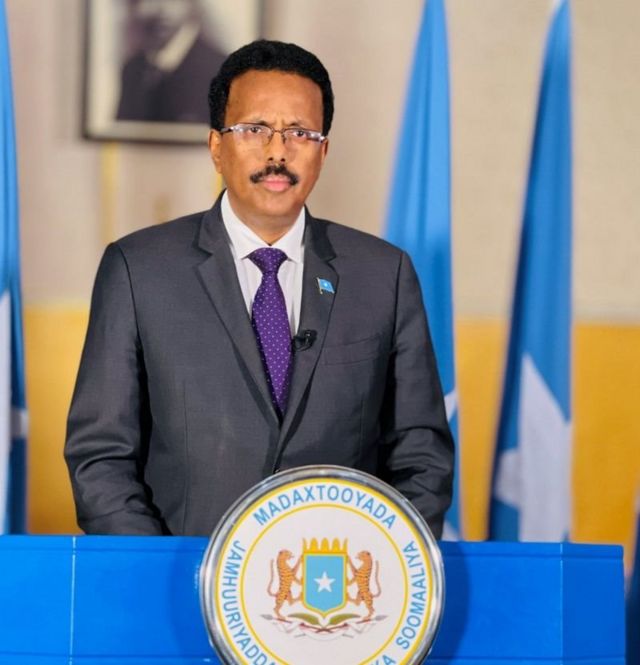 Madaxweynaha Soomaaliya Maxamed Cabdullaahi Farmaajo