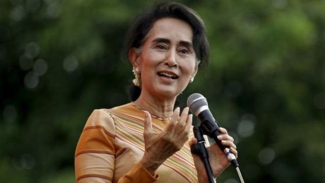 মিয়ানমারের ডি ফ্যাক্টো নেতা অং সান সুচি