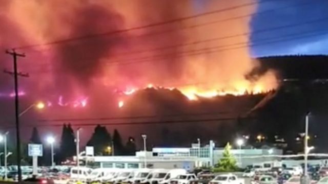 猛暑のカナダ西部、山火事が170件以上発生 避難支援で軍が待機 - BBC