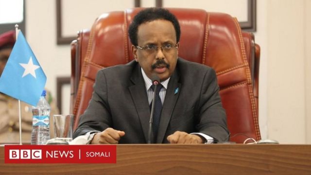 Madaxweynaha Soomaaliya Maxamed Cabdullaahi Farmaajo