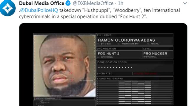 Hushpuppi Arrest Video Wey Dubai Reveal Show How Police Arrest Ramoni Igbalode Aka Hushpuppi Inside Fox Hunt 2 Video Bbc News Pidgin