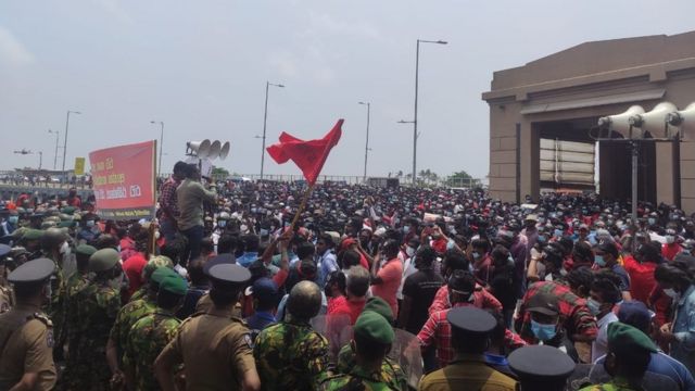 இலங்கை போராட்டம்