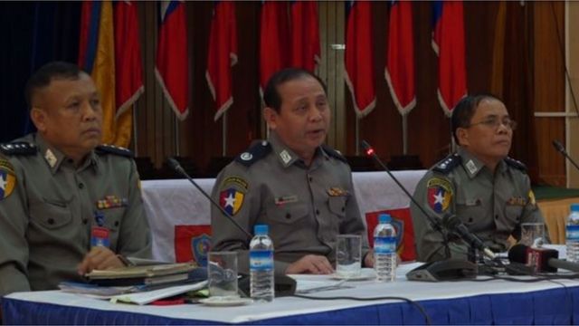 မြန်မာနိုင်ငံရဲတပ်ဖွဲ့က ဗစ်တိုးရီးယားအမှုနဲ့ပတ်သက်ပြီး သတင်းစာရှင်းလင်းပွဲ ပြုလုပ်ခဲ့ပါတယ်။