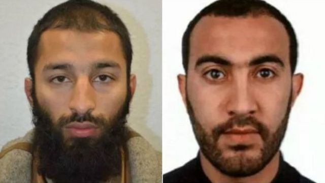 صورة اثنين من منفذي الهجوم حسب الشرطة البريطانية