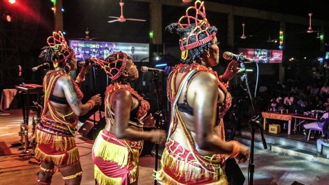 Femi Kuti Dancers for 'One People One World' for New Afrika Shrine. 25 February 2018