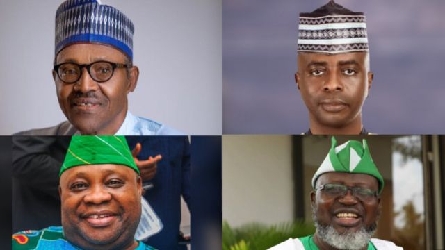Buhari, Adeleke, Razak Atunwa, Shittu: Politicians wey dey face certificate kwanta