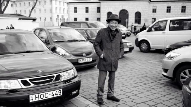 Nhạc sĩ Phú Quang ở Budapest, 1995