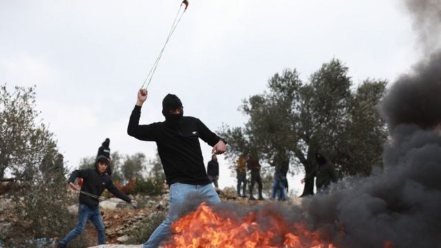 من اشتباكات في الضفة الغربية يوم 11 فبراير/ شباط