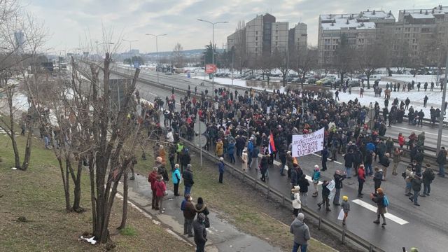 Srbija, politika, protesti protiv Rio Tinta: Održana blokada auto-puta ...