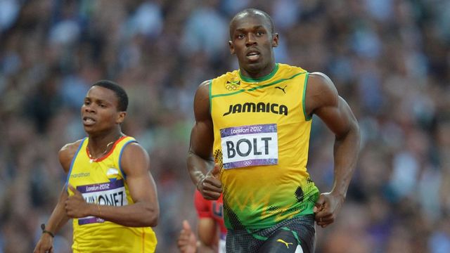 Quiñónez compitió con Usain Bolt en la final de los 200 m en Londres 2012.