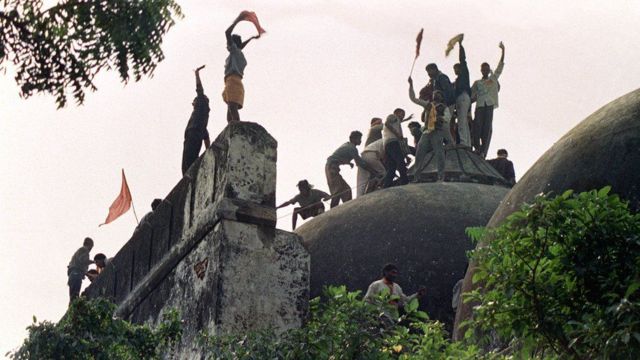 વિવાદિત બાબરી મસ્જિદ