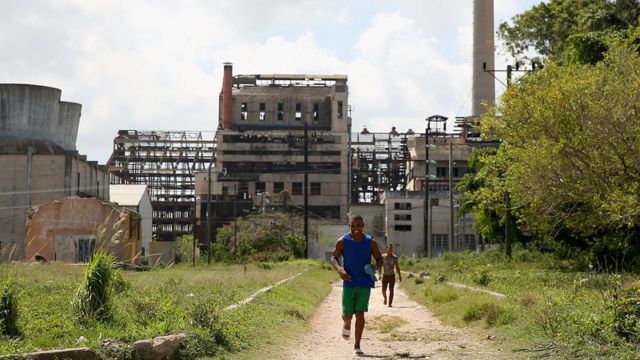 Fábrica Hershey, Cuba.