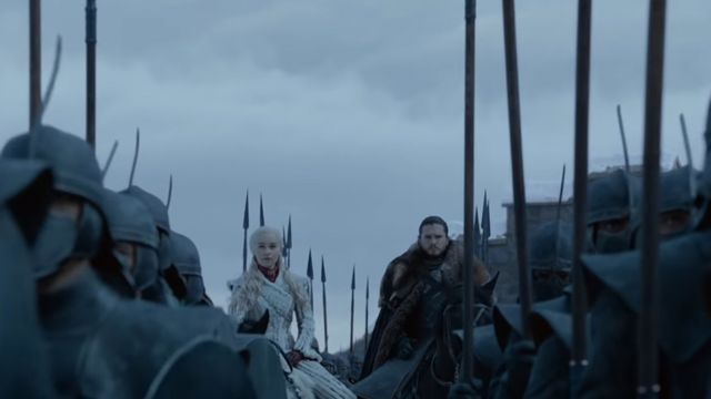 Daenerys y Jon Snow