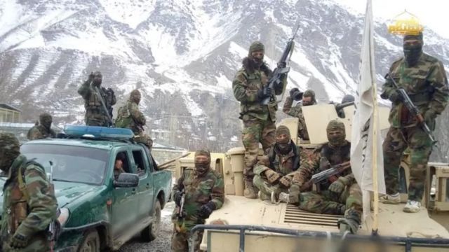 تصویر سه سال قبل که از فعالیت گروه مسلح 'حزب ترکستان اسلامی' در افغانستان منتشر شده بود