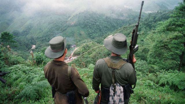 Guerrilleros colombianos