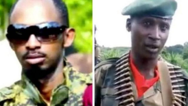 Nsabimana Callixte 'Sankara' (ibumoso) na Herman Nsengimana wamusimbuye ku buvugizi bwa FLN, bombi baje gufatwa mu bihe bitandukanye bajyanwa mu Rwanda