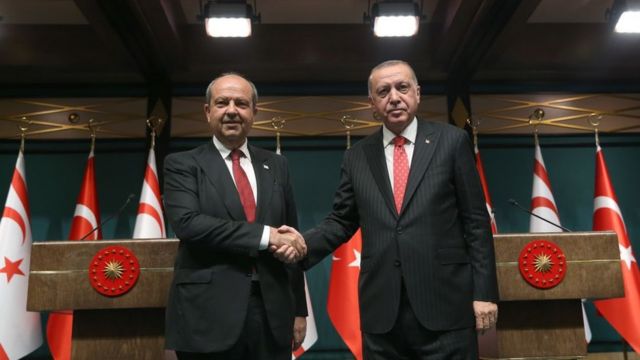 Kuzey Kıbrıs Başbakanı Ersin Tatar, Cumhurbaşkanı Recep Tayyip Erdoğan ile Ağustos'ta bir araya geldi.