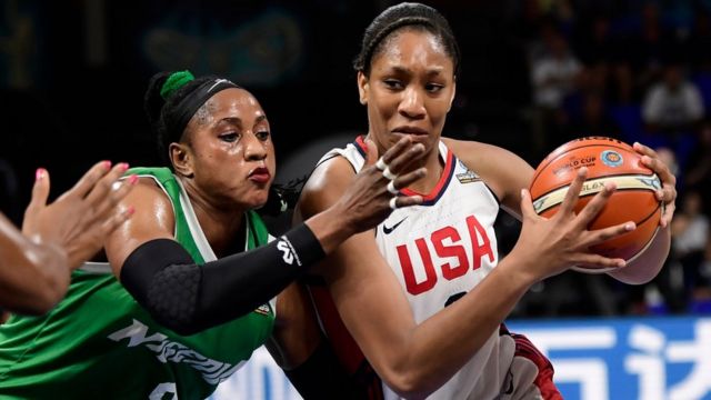 FIBA Women World Cup: Nigeria lose 71-40 to USA for quarterfinals - BBC ...