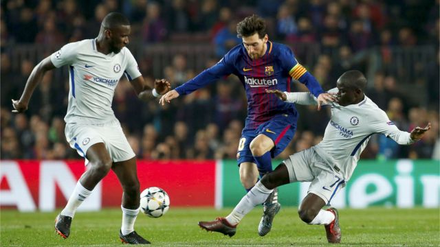 Messi na ndị Chelsea