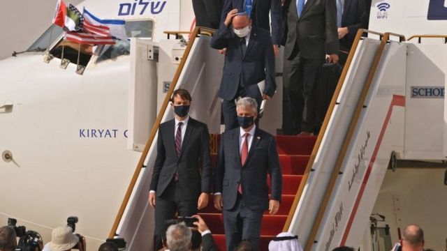 The arrival of the first direct flights from Israel to the Emirates