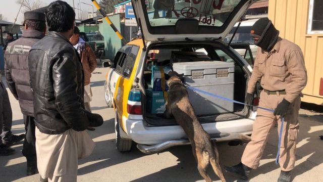 Security measures in Kabul