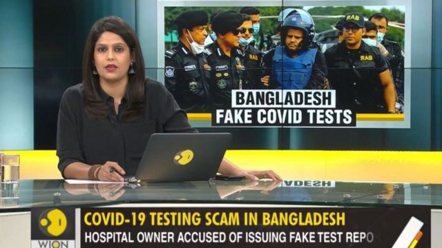 মোঃ সাহেদকে গ্রেফতারের খবর ভারতীয় টিভি চ্যানেলে