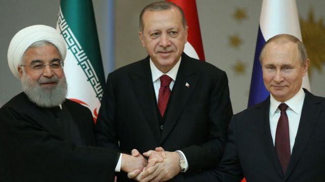 Ruhani, Erdoğan ve Putin
