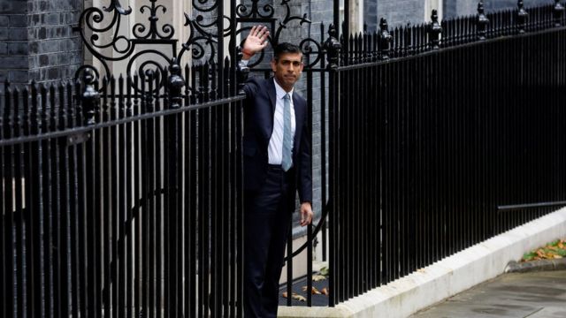 苏纳克当选国会议员后不到 10 年就成为英国首相(photo:BBC)