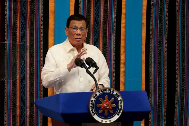 杜特尔特2016年就任菲律宾总统后，一直致力于推动与北京改善关系。