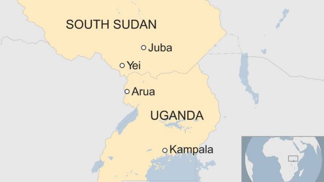Sudani y'Epfo na Uganda