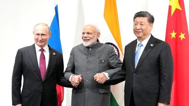 रूस भारत चीन