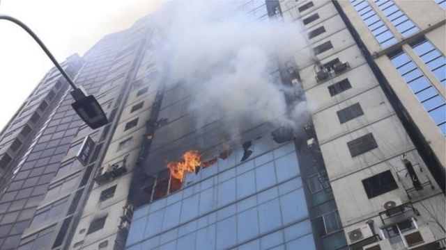 বনানী অগ্নিকাণ্ড, রাজউক, পূর্ত মন্ত্রণালয়, ঢাকা, বাংলাদেশ।