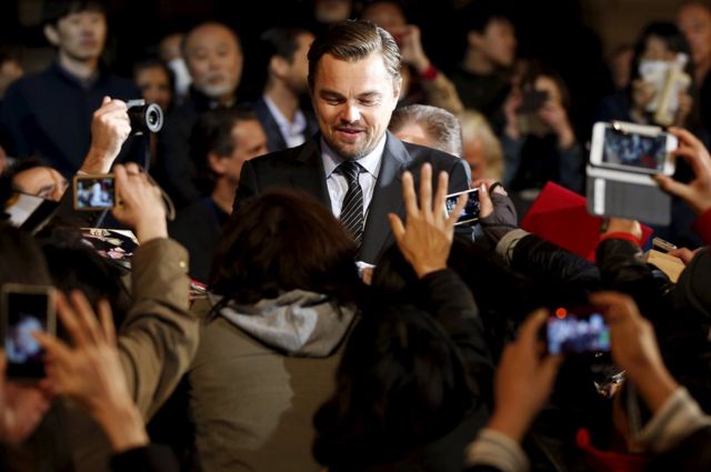 Leonardo DiCaprio n'abafana be