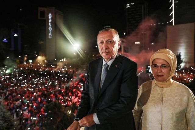 Erdoğan ve balkon