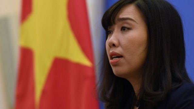 Spokesperson for the Ministry of Foreign Affairs Le Thi Thu Hang